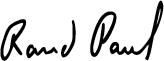 Rand Paul Signature